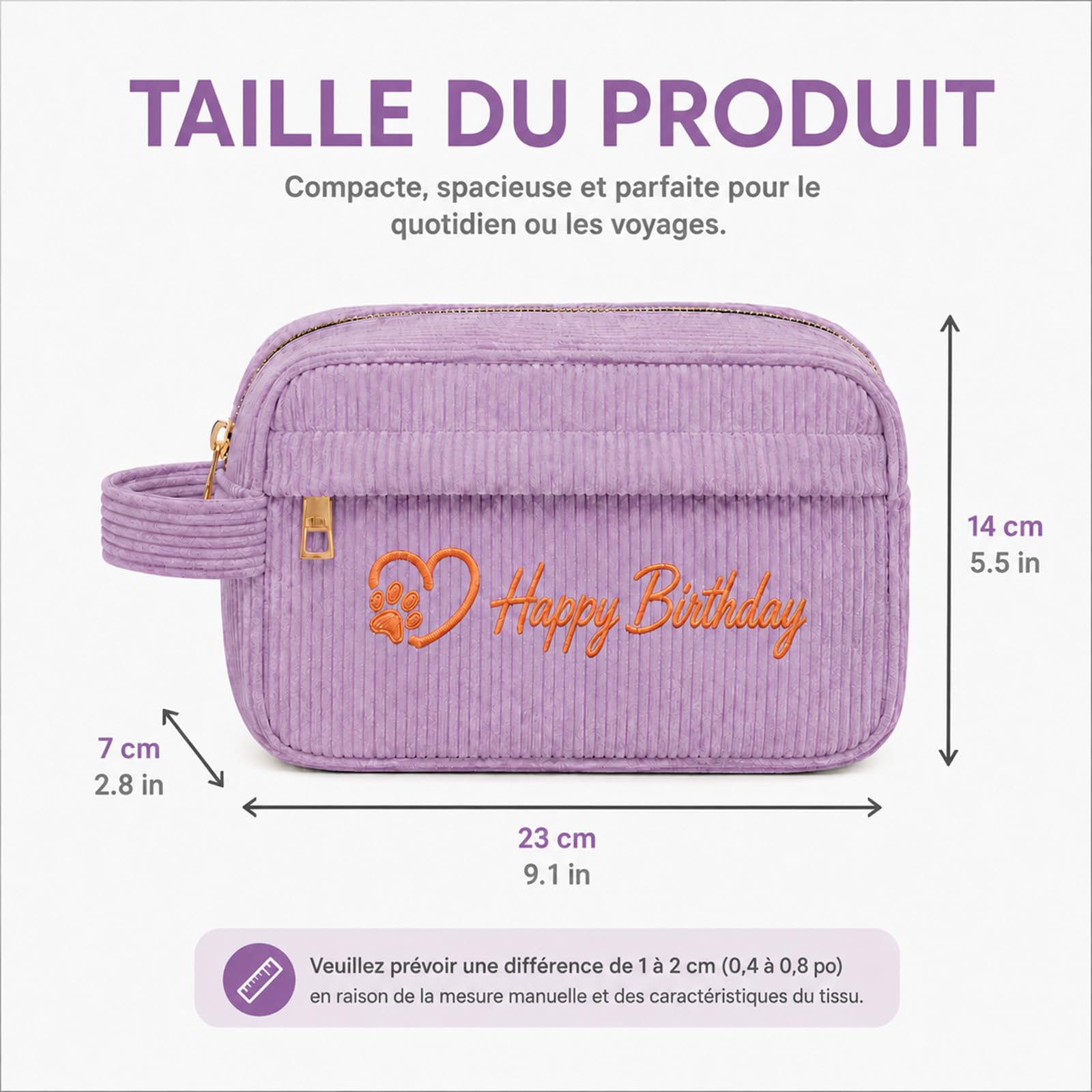 4 Pezzi Astuccio Personalizzato con Cerniera per Donna e Uomo Viola | Astuccio Individuale per Ragazze e Ragazzi, Portapenne Portatile per Ufficio, Compleanni, Ritorno Scuola, Natale e Insegnanti