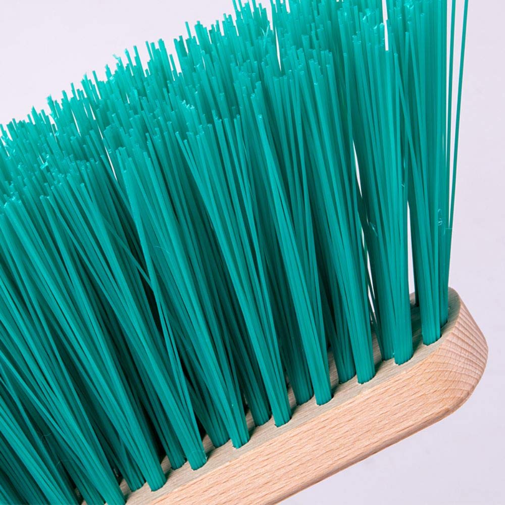 La Briantina Scopa da Esterno Cortile per Giardini e Pavimentazioni Ruvide, con Setole Rigide, Larghezza 18.5 cm, Attacco del Manico Universale