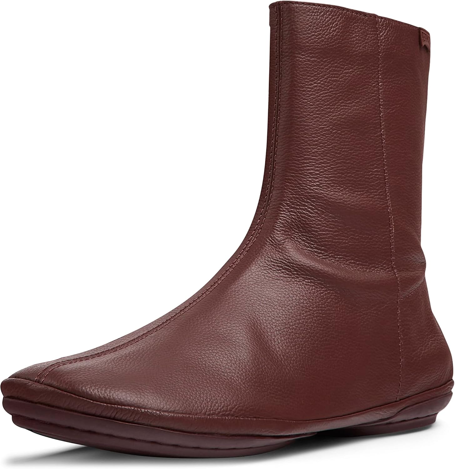 Camper Women's Right Nina Mid Calf Boot, Burgundy, 6