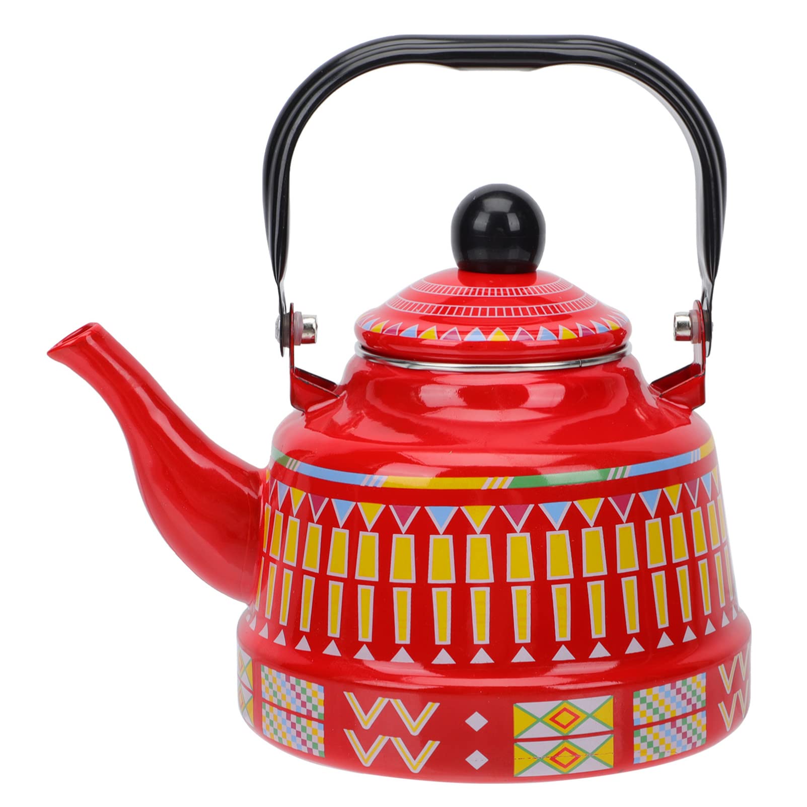 1 Tetera de Porcelana esmaltada, Tetera Japonesa, Tetera esmaltada, Tetera esmaltada, cafetera Vintage esmaltada, Olla de Agua humeante para Oficina, Boquilla de Acero Inoxidable para Bebida