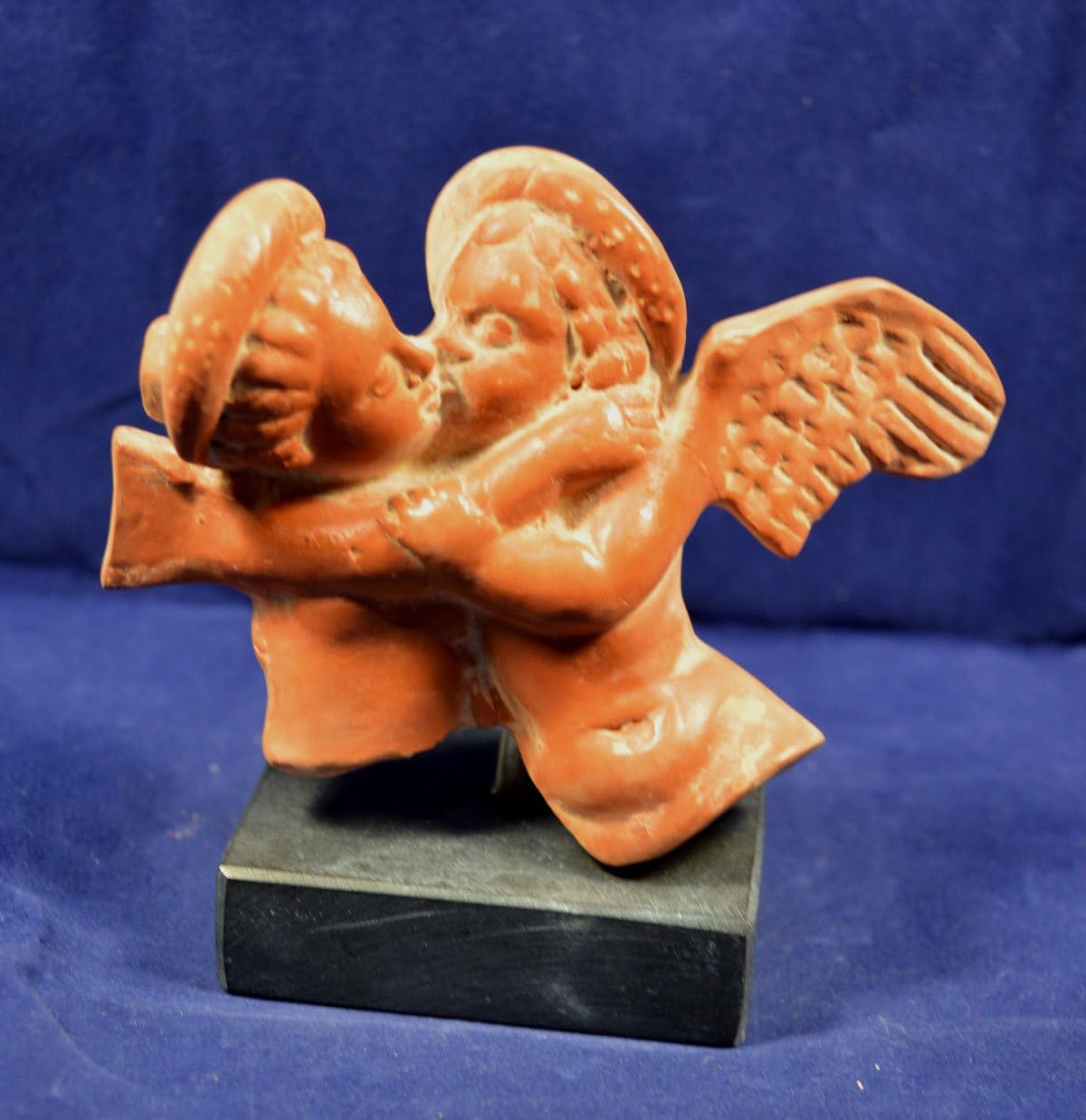 Estia Creations Cupid Eros end Phyche Sculpture Ancient Greek Reproduction Ceramic Statue