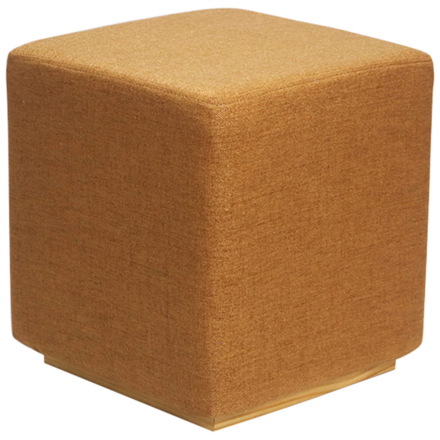 LMMIAOZ Padded Foam Footrest, Small Ottoman Stool, Comfortable Footrest (Orange 34x38cm) - Ideal for Home, Office, Travel - Ergonomic Design for Relaxation