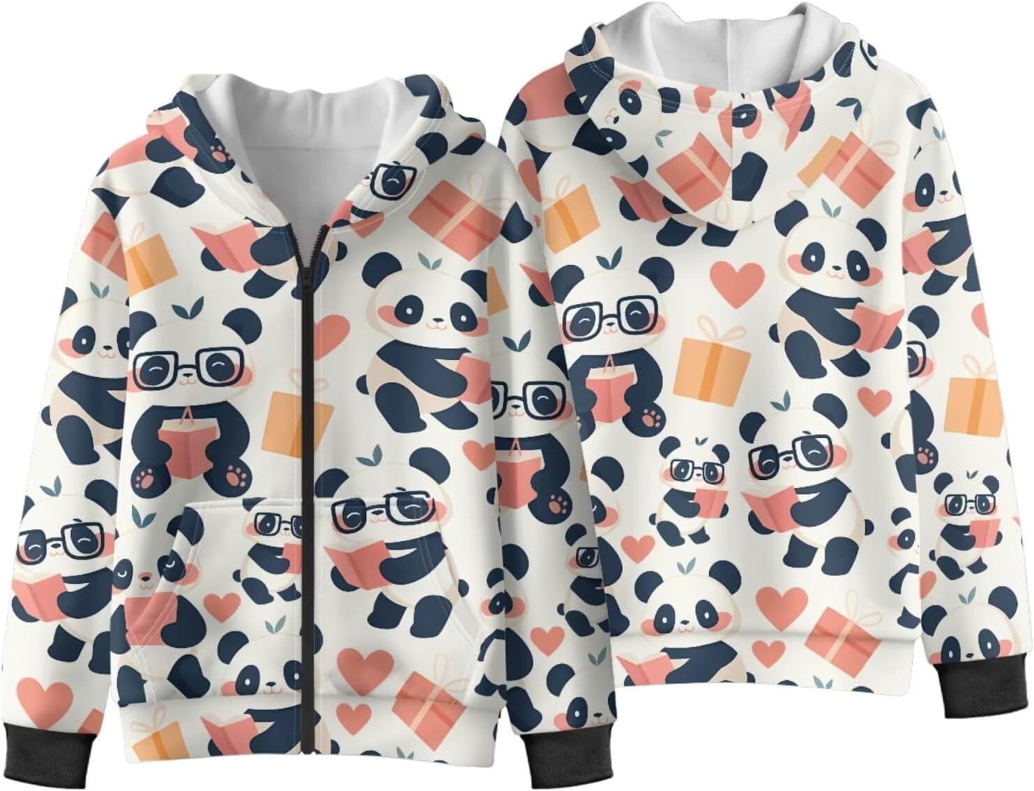 Girls Zip Up Hoodie Fall Winter Fleece Athletic Jacket Warm Hooded Sweatshirt Girls Outerwear 6-16 Years