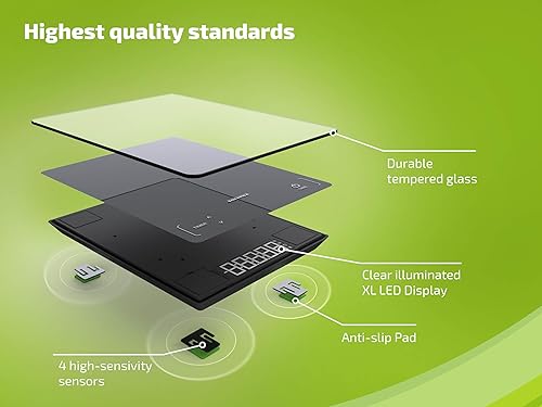 Miniatura 3 de Soehnle Page Profi 100, báscula digital de alimentos para cocinar y preparar comidas, báscula de cocina con pantalla LCD, báscula de alimentos de