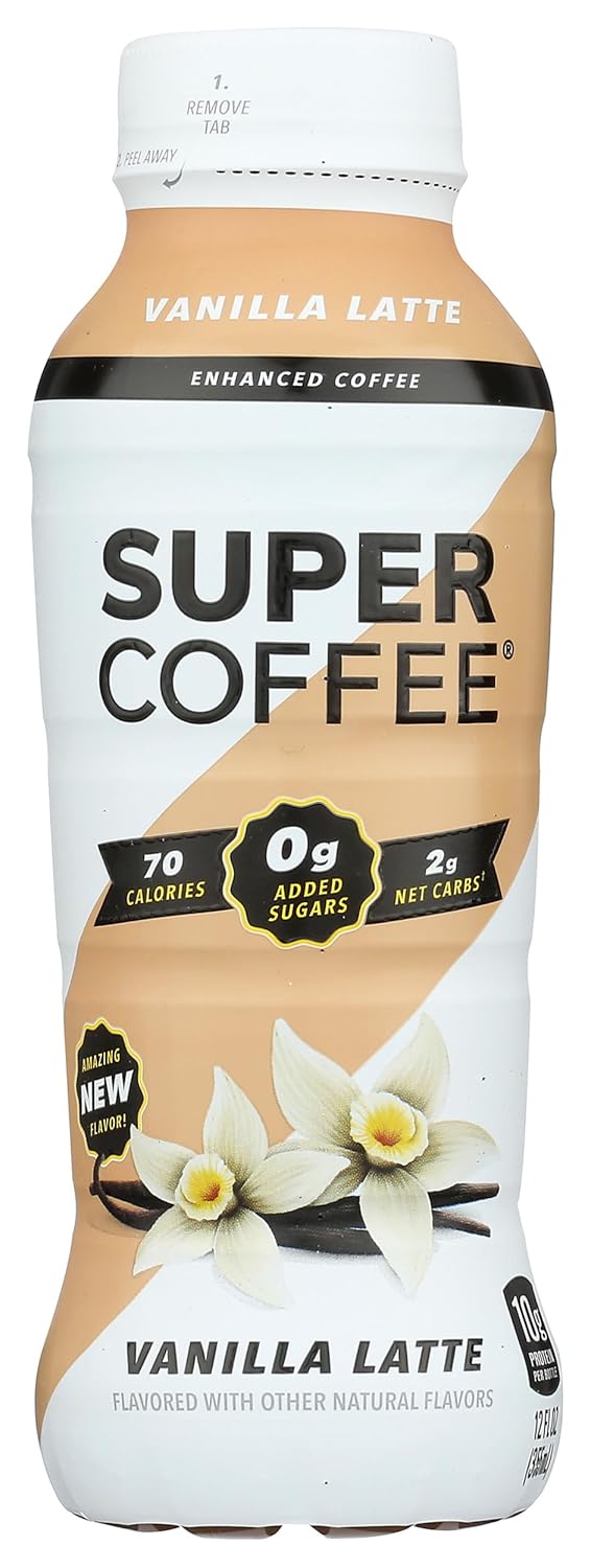 Kitu, Super Coffee Protein MCT Oil Vanilla, 12 Fl Oz Vanilla 12 Fl Oz (Pack of 1) BB 9/18/25