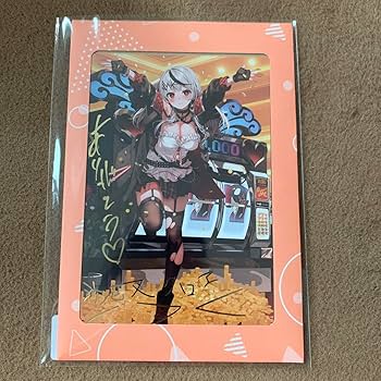 Amazon.co.jp: 沙花叉クロヱ 直筆メッセージ&箔押し複製サイン