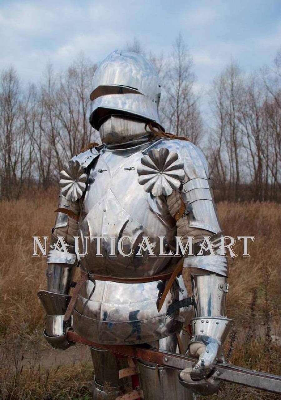 NauticalMart Medieval Knight German Gothic Suit Of Armor Combat Body Armour