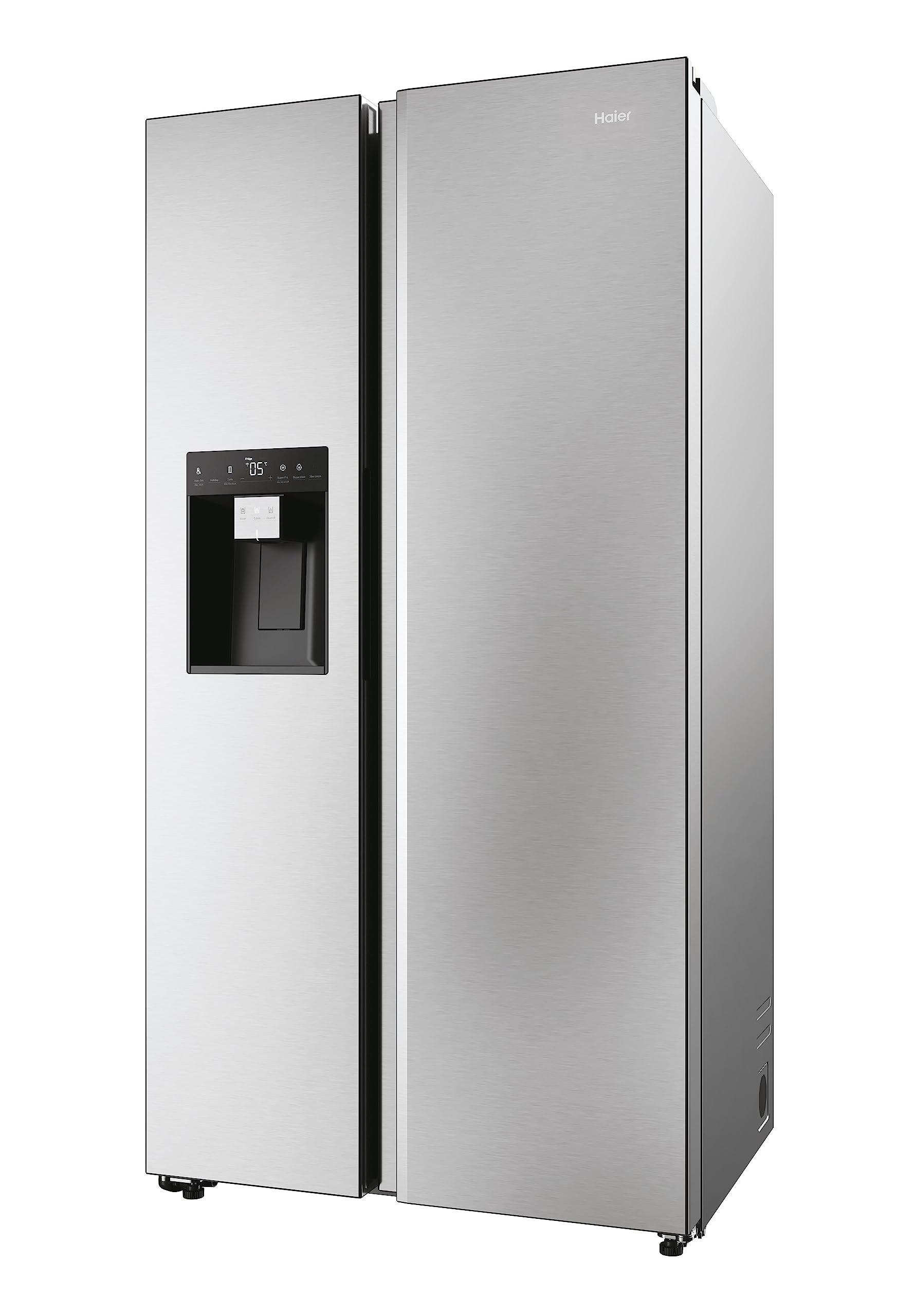 Haier Side by Side 90 série 5 HSW59F18EIMM réfrigérateur-congélateur/Total No Frost/Smart hON App/HumidityZone/XXL Capacité utile/Distributeur d'eau et de glaçons/Seulement 36 dB (A