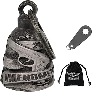 Dream Apparel Motorcycle Ride Bell For Bikers, Heavy Spirit Bells Accessory And Key Chain For Luck