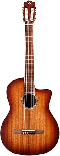 Miniatura 3 de Cordoba C4-CE Edge Burst Cutaway - Guitarra clásica de cuerda de nailon acústico-eléctrica, serie Iberia