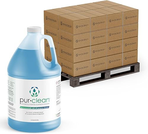 Miniatura 9 de EvaClean PurClean Limpiador multiusos, listo para usar, paquete de 2 botellas de spray de 32 onzas líquidas cada uno, desengrasante biodegradable,