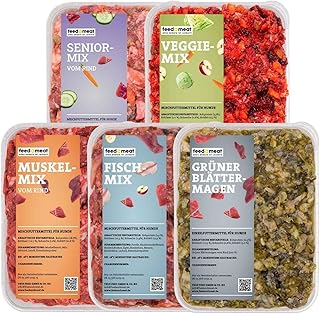 Barf Senior Pack - 22 Bowls of Frosted Food - Especially for Older Dogs with Herbs, Oils and Vegetables as well as Fruit in the Ready Mixes product image