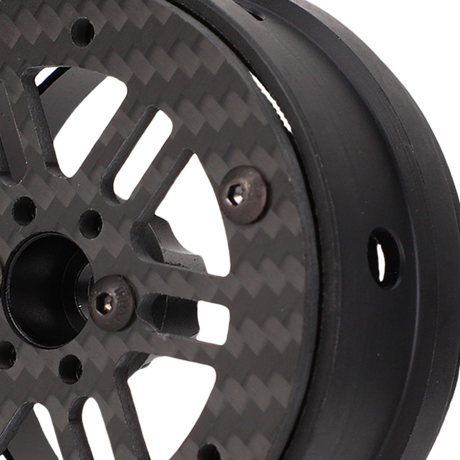 Piasty kół Samochodu RC Premium w Skali 1/10 Zestaw 2,2 Cala z Włókna Węglowego do Samochodów Wspinaczkowych i Hobbystów