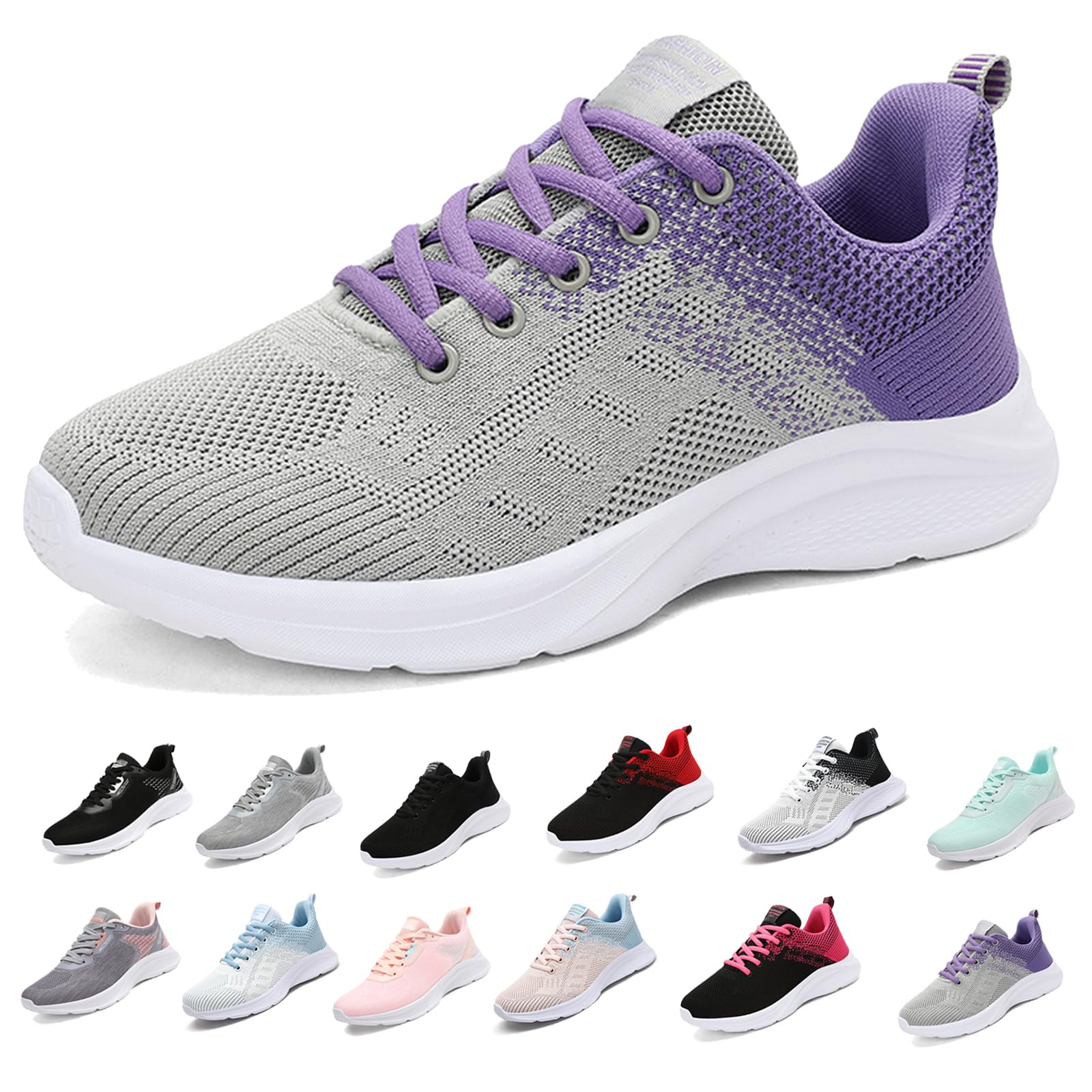 MIDQCGL Uomo Donna Scarpe Sportive Donna Scarpe da Ginnastica Corsa Sportive Fitness Running Sneakers Scarpe Basse Casual Walking Trainers 35-45EU