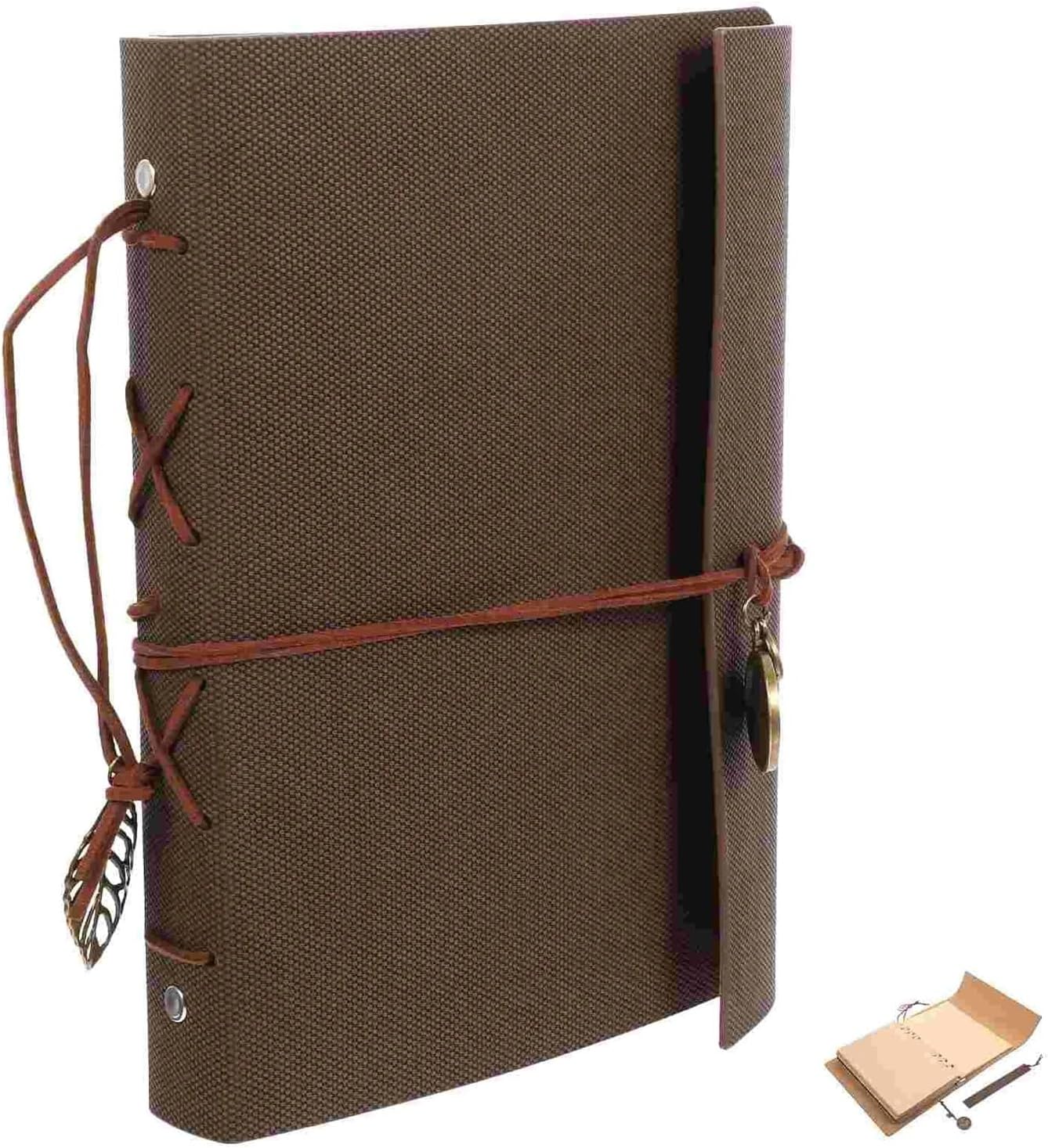 JSEIAJB Vintage PU Photo Album Picture Collection Album Home Use Picture Album