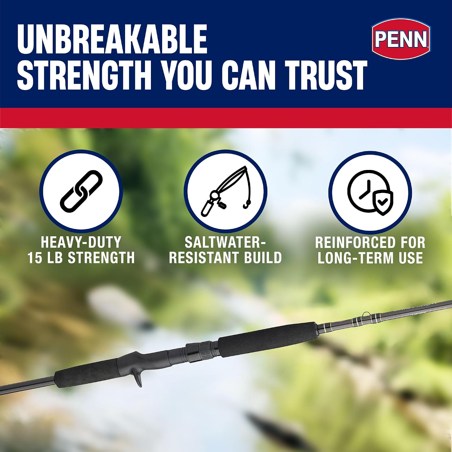 Penn Carnage III Inshore Casting Fishing Rod