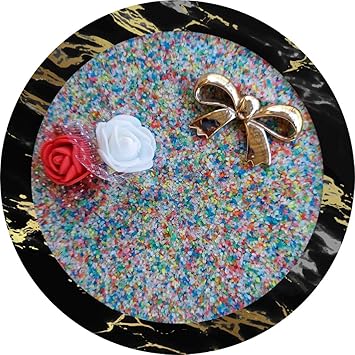 Quantum Retail-Sugar Size Mix Multi Colour Crystal/Quartz Silica Sand for Home and Garden Decor; Aquarium Substrate; Terrarium; Aquarium Decorative Sand (5 KG)