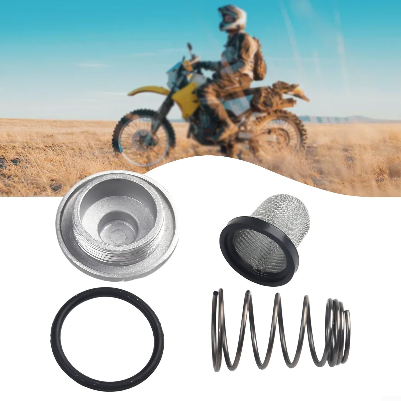 Kit di ricambio per filtro olio motore e tappo bullone di scarico per Honda PCX125 2010-2019 compatibile con modelli PCX 125 WW/A