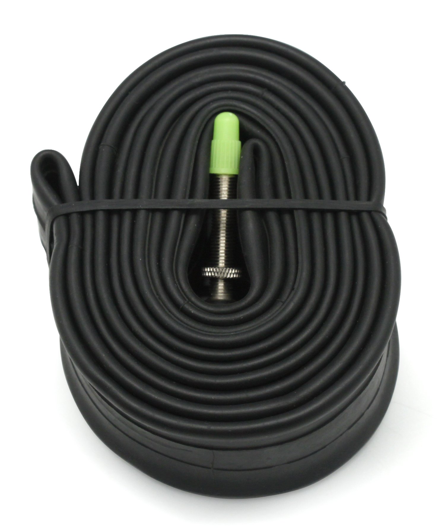 MEETLOCKS 2Pcs Bike Tube 700x18-25C Recycle Butyl Solid Brass Stem Valve Presta,Inner Bike Bicycle Tube