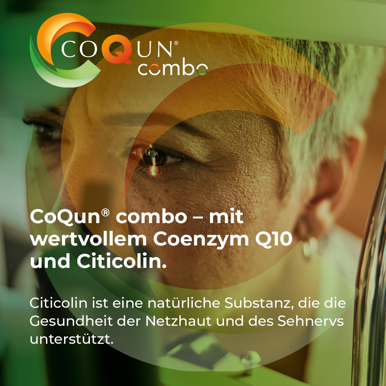 Combo – Coenzym Q10 & Citicolin für Sehnerv & Netzhaut | 60 Tabletten | einzigartige Wirkstoff-Kombination | Ergänzung zu einer bestehenden Glaukomtherapie
