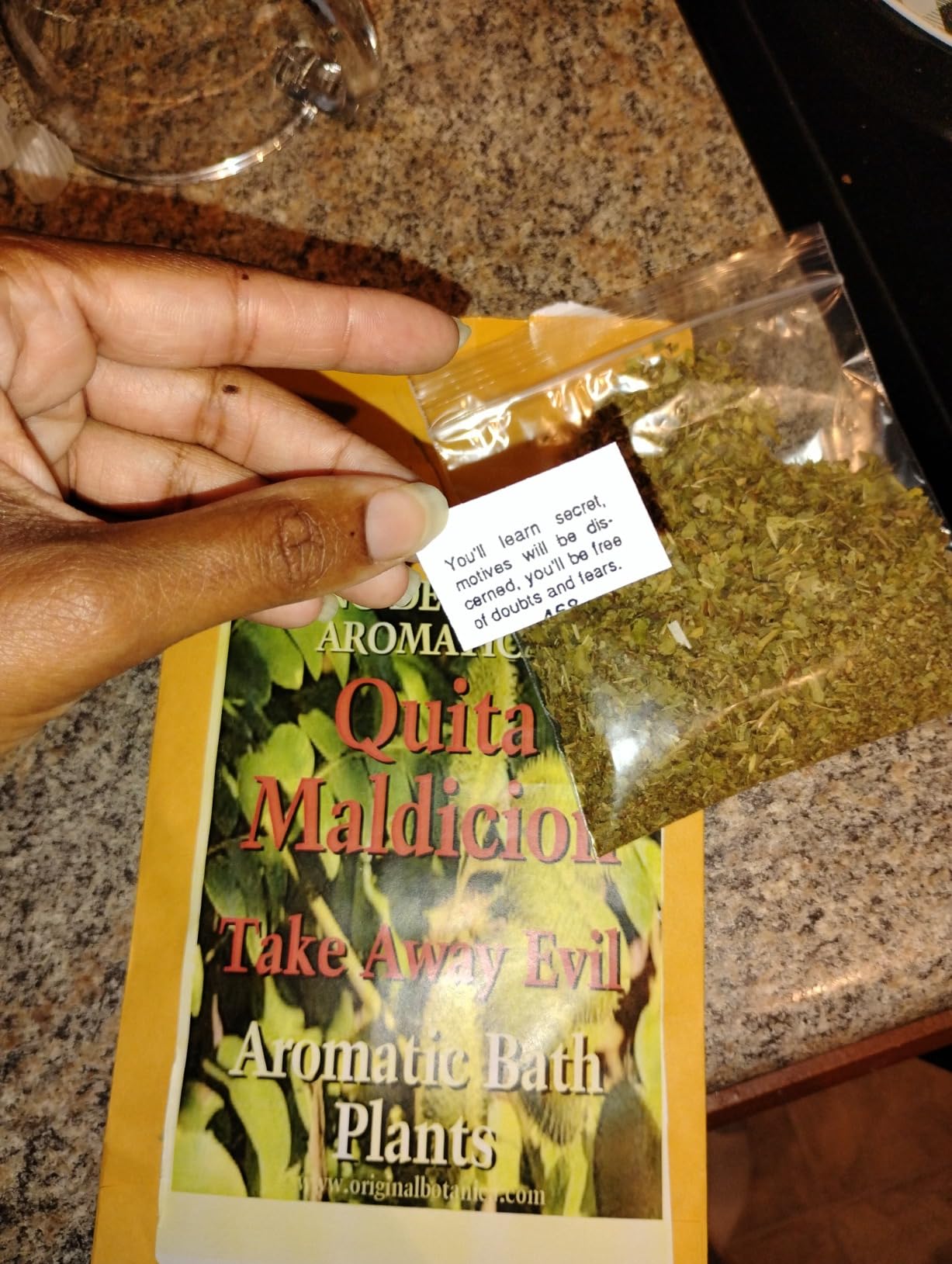 Original Botanica Curse Remover Quita Maldicion Herb Bath Spiritual Cleansing Body Wash Ritual Negative Energy Protection Herb Purification Evil Eye Removal Curse Removing
