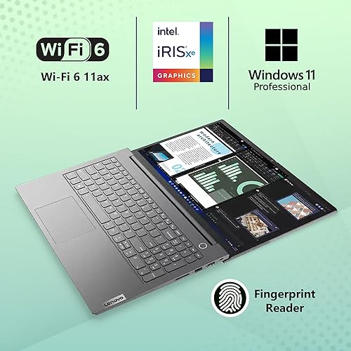 Miniatura 3 de Lenovo ThinkBook 15 Gen 4 Pantalla IPS FHD de 15.6 pulgadas, Intel 10 Core i7-1255U, 16 GB de RAM, NVME de 1 TB, bisel estrecho, huella digital,