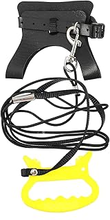 balacoo Bird Harness and Leash Adjustable Flying Anti- bite Training Rope for Parrots African Grey Cockatoo and Reptile Lizard Outdoor Walk
