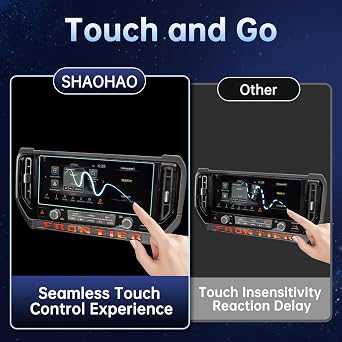 SHAOHAO for 2025 2026 Nissan Frontier Screen Protector for 2025 2026 Nissan Frontier Accessories (SV/PRO-X/PRO-4X/SL) 12.3 Display Frontier Pickup Truck 9H Tempered Glass Anti Scratch & Fingerprint