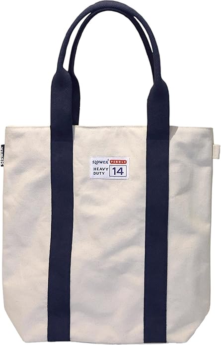 Amazon.co.jp: [スロウワー] トートバッグ 厚手 14oz 縦長 A4