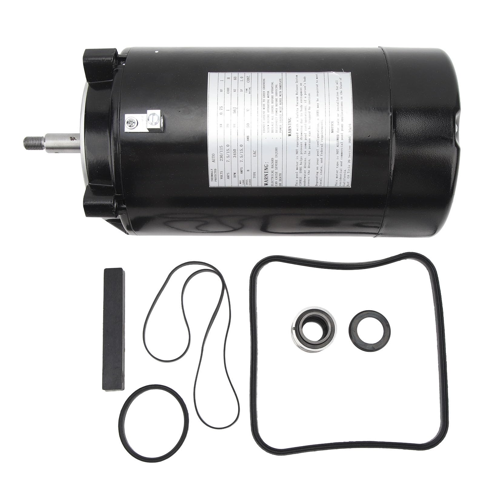 Motore pompa a flangia rotonda UST1102, energia affidabile ed efficiente in energia per super pompa, 1, piscina, spa, kit in metallo