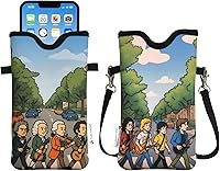 Vista 25 de Tainada Funda de neopreno para teléfono para hombres y mujeres con correa cruzada/cordón para el cuello para iPhone 17/16/15 Pro Max, Air, 16/15