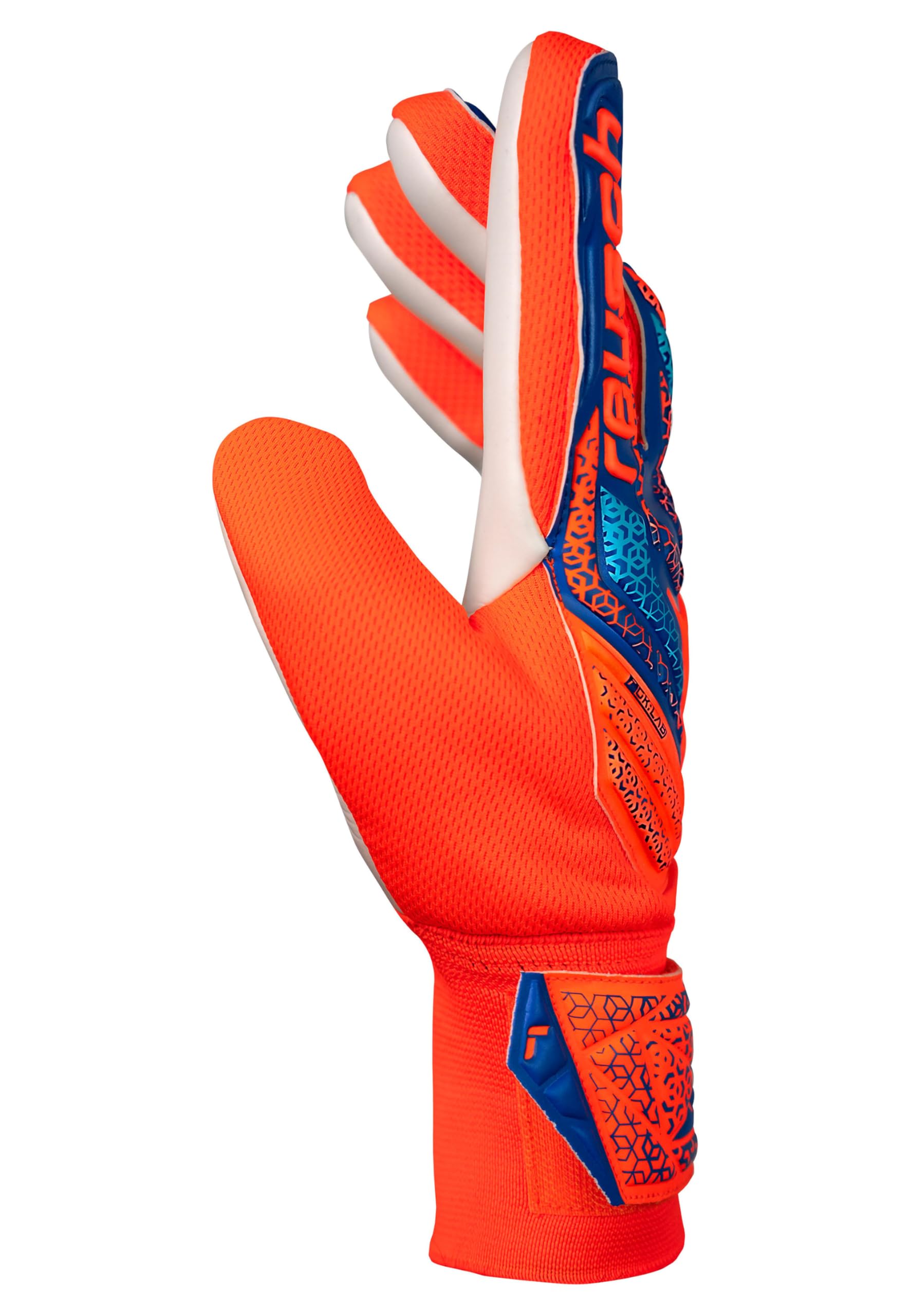 Reusch Attrakt Starter Solid Junior chwytne rękawice bramkarskie dla dzieci i młodzieży dla chłopców i dziewczynek, odpowiednie do wszystkich warunków pogodowych i powierzchni boiska