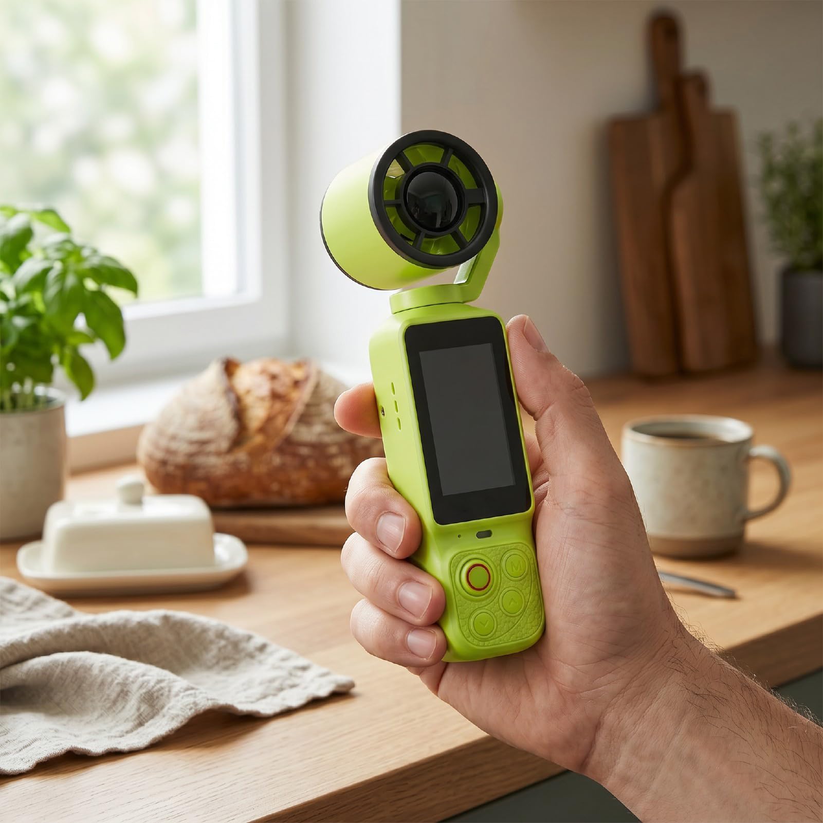 Action Camera 4K, Videocamera Sportiva con Design della Lente