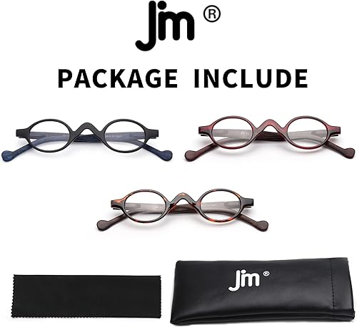 Miniatura 7 de JM - Lote de 3 gafas de lectura ovaladas para mujer