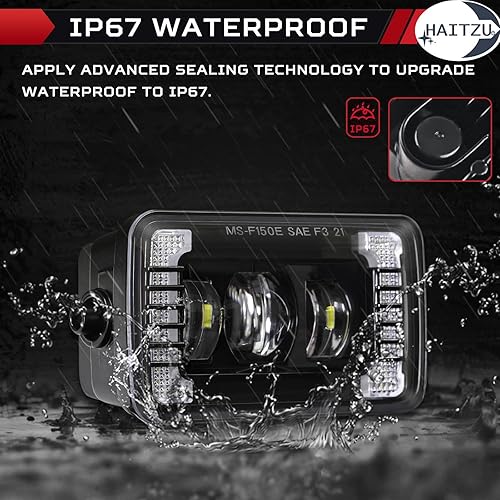 Miniatura 2 de Luces antiniebla LED mejoradas con DRL, para Ford F150 2015-2020, kit de montaje de luces antiniebla de 4 pulgadas, luces de circulación diurna,