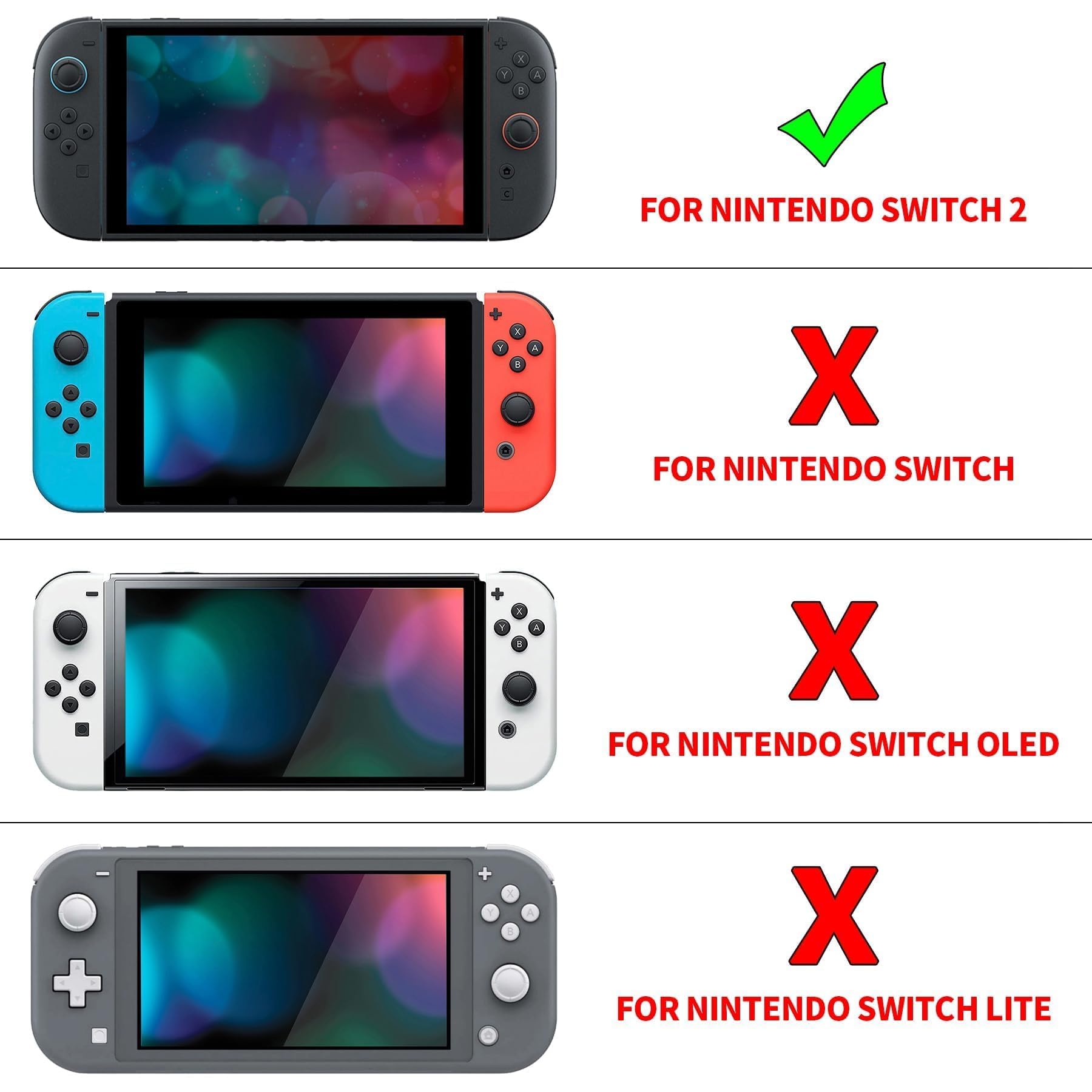 eXtremeRate Coque pour Switch 2 Joycon avec Ensemble Complet de Boutons & Coque Plaque Arrière pour Nintendo Switch 2,Accessoires de Remplacement DIY-SFC Snes Classique EU