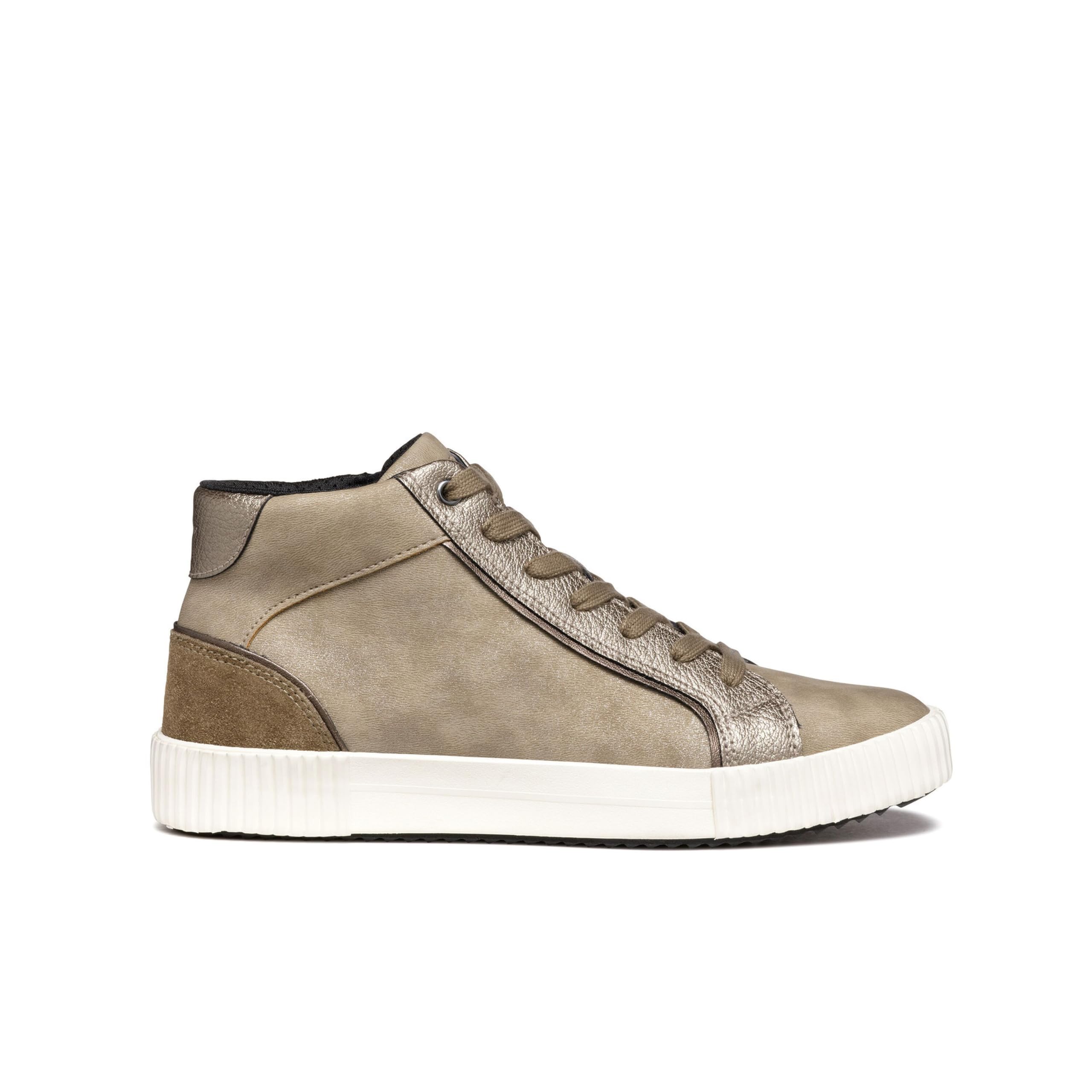 Geox Women's D Blomiee D Sneaker, Taupe, 7 UK