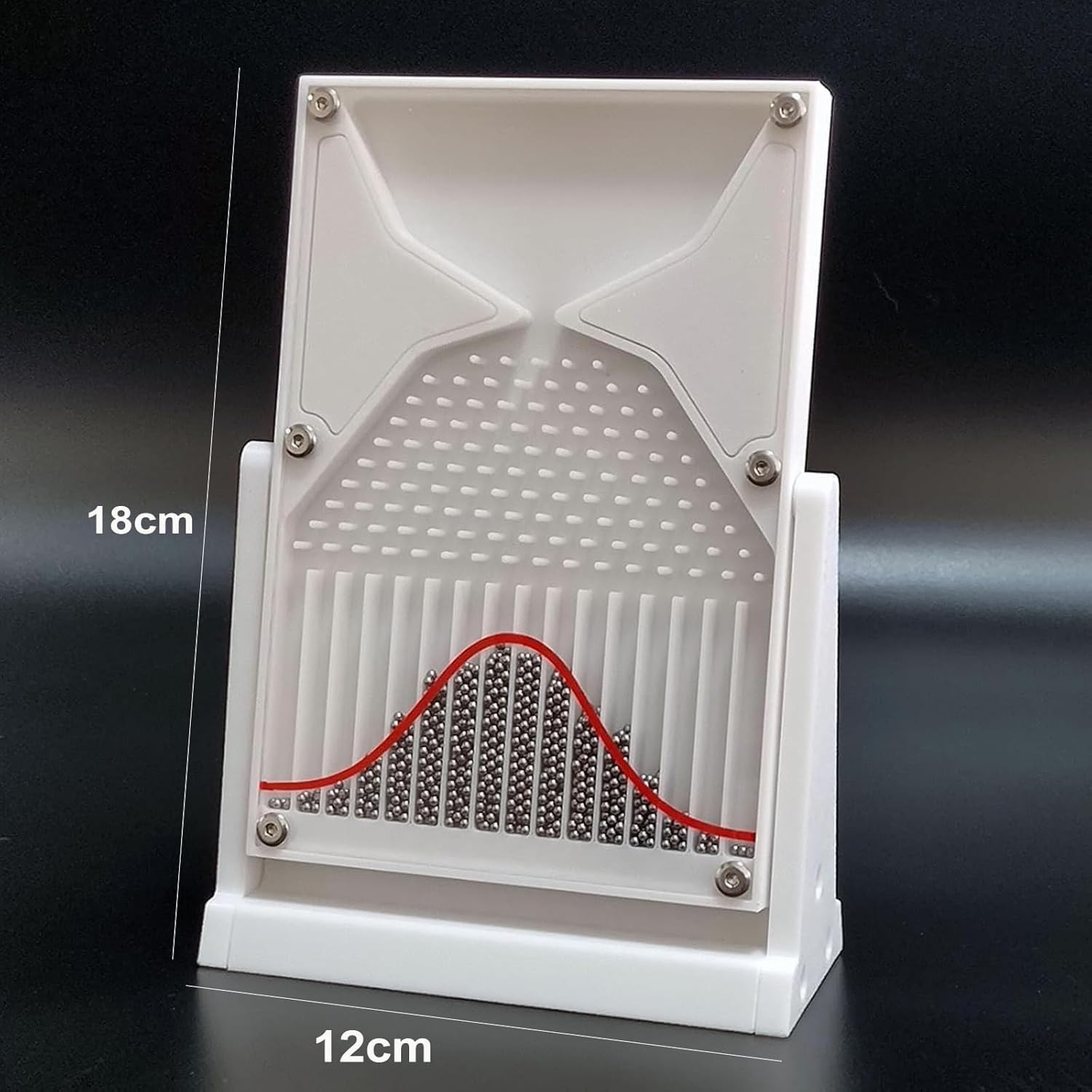 Tablero Galton de escritorio, modelo de demostración de probabilidad, herramienta eficaz for experimentos de leyes estadísticas, juguete de aprendizaje de placas de Galton, herramienta didáctica