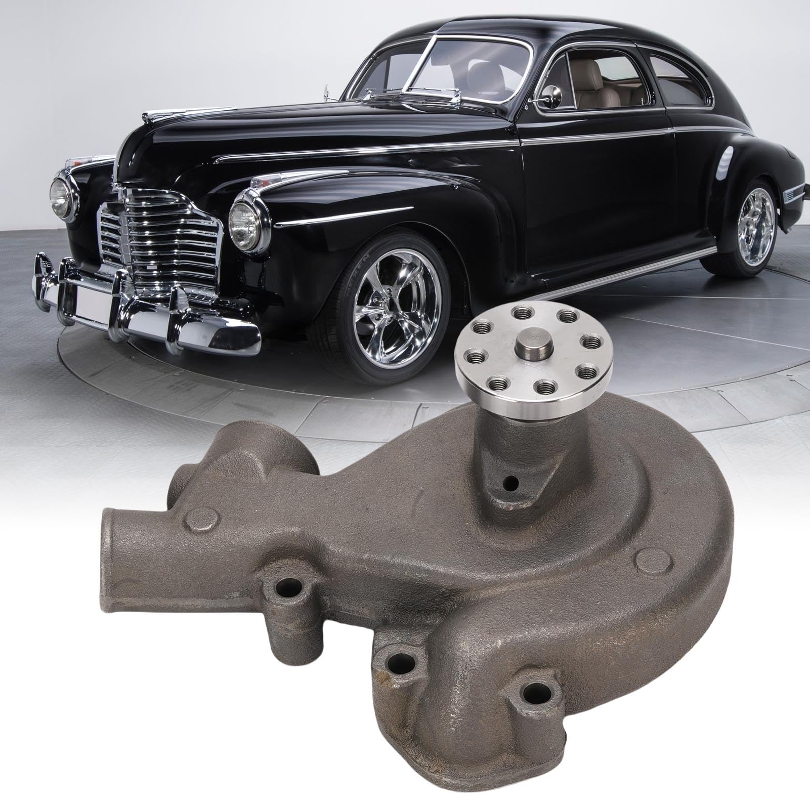 Drfeify Pompa dell'acqua del Motore, Kit Pompa dell'acqua in Metallo con Tenuta Avanzata, WP 71P 1393739, Ricambio di Raffreddamento Testato per Perdite per Motori di Grandi Dimensioni Serie 70 80
