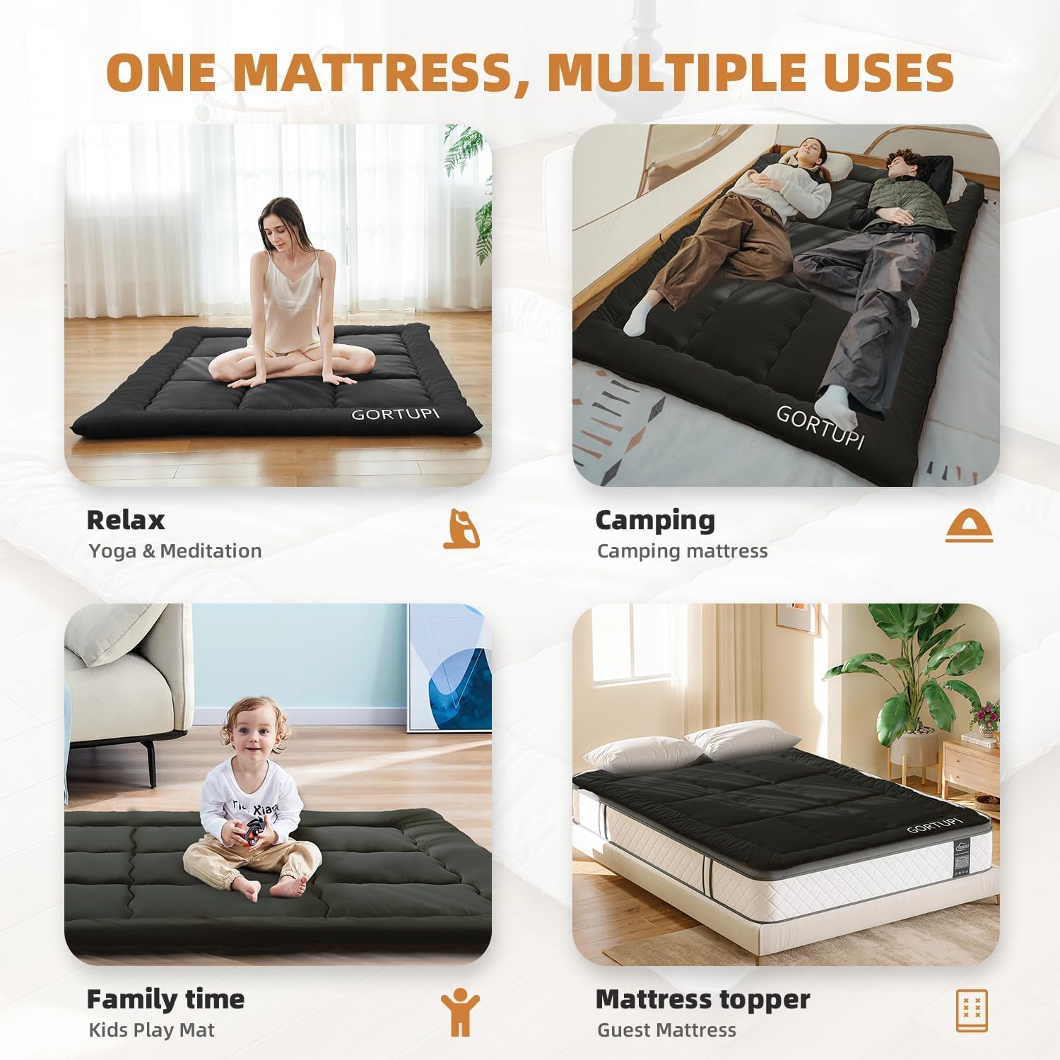 Japanese Floor Mattress,Futon Mattress 3