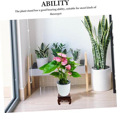 Miniatura 7 de Estante de exhibición de plantas con base de Buda antigua, estante elevador de plantas, soporte de exhibición para plantas, soporte para plantas en