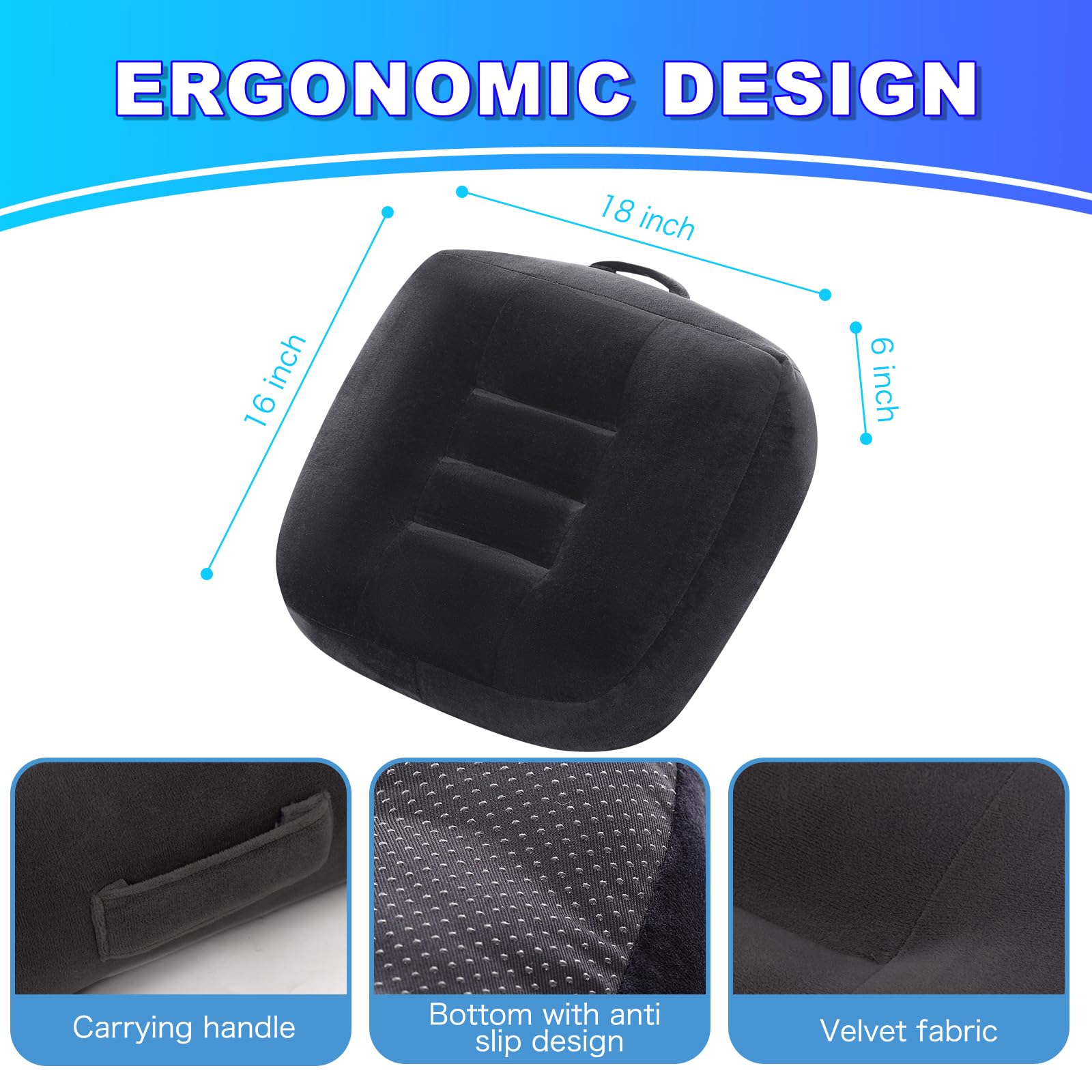 ProtoArc Cuscino per Seduta Extra Large per Sedie Ufficio, Cuscino (R1y