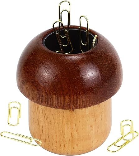 Miniatura 10 de Soportes de clip para escritorio, 100 unidades de dispensador de clips de papel de lujo, abrazaderas de papel pequeñas plateadas de 1 pulgada con