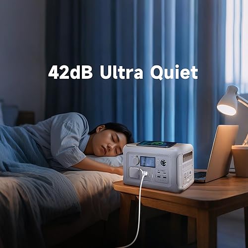 Miniatura 20 de ALLPOWERS Estación de energía portátil de 600 W, batería de reserva LiFePO4 de 299 Wh, generador solar R600 (pico de 1200 W), banco de energía solar