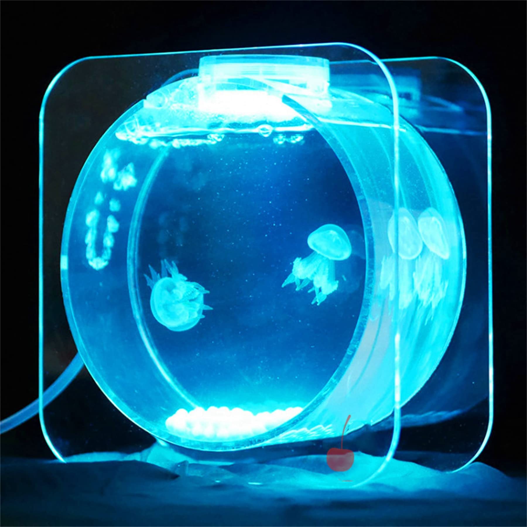 Amazon | クラゲ 飼育 水槽 クラゲ 水槽 16種類のLEDモード クラゲに