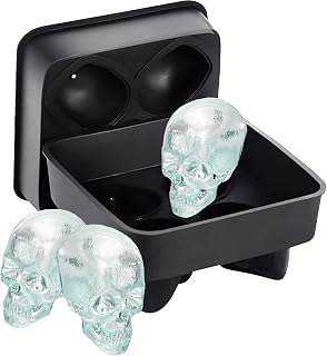 Bahoki Essentials Ice Molds - Silicone Ice Cube Tray With Lid - Easy Fill and Release Ice Maker - Great for Parties and Events