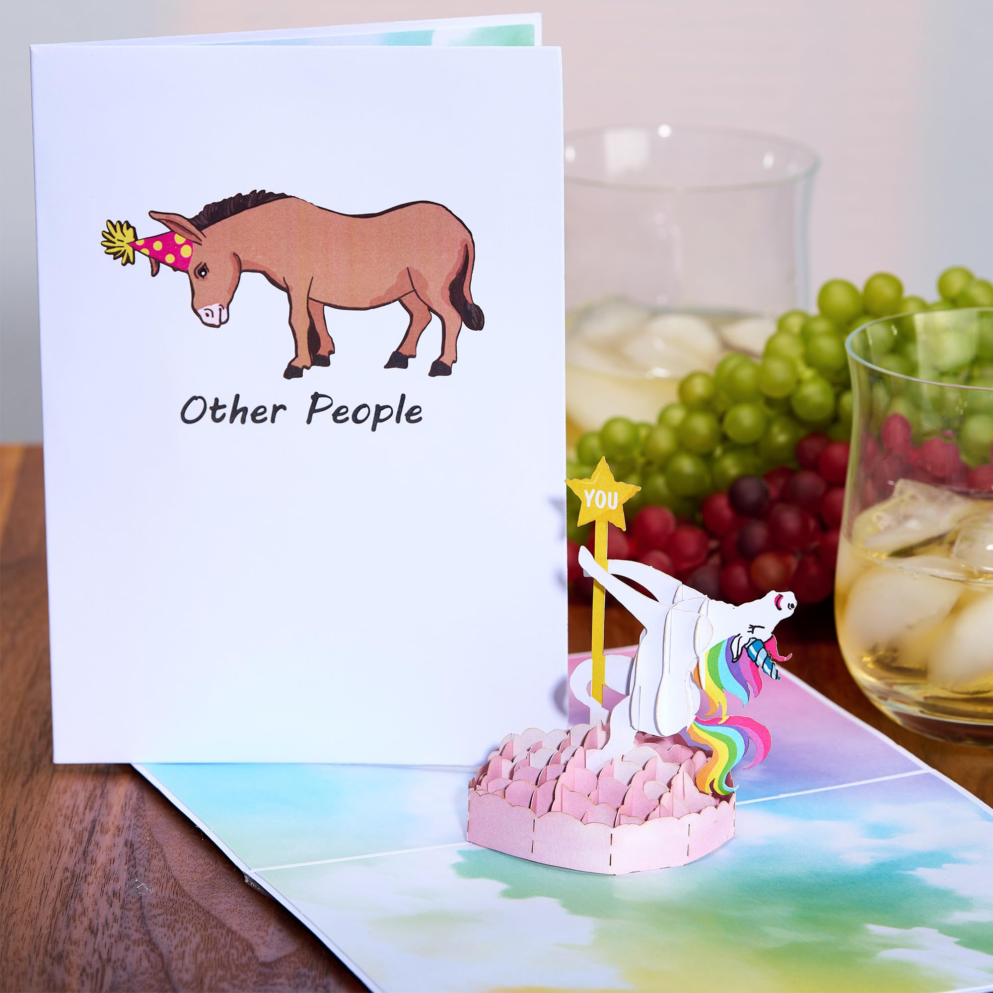 Lustige 3D Pop-Up Geburtstagskarte Mit Tanzendem Einhorn - Perfekt Für 30., 40. Geburtstag & Geschenke Für Frauen