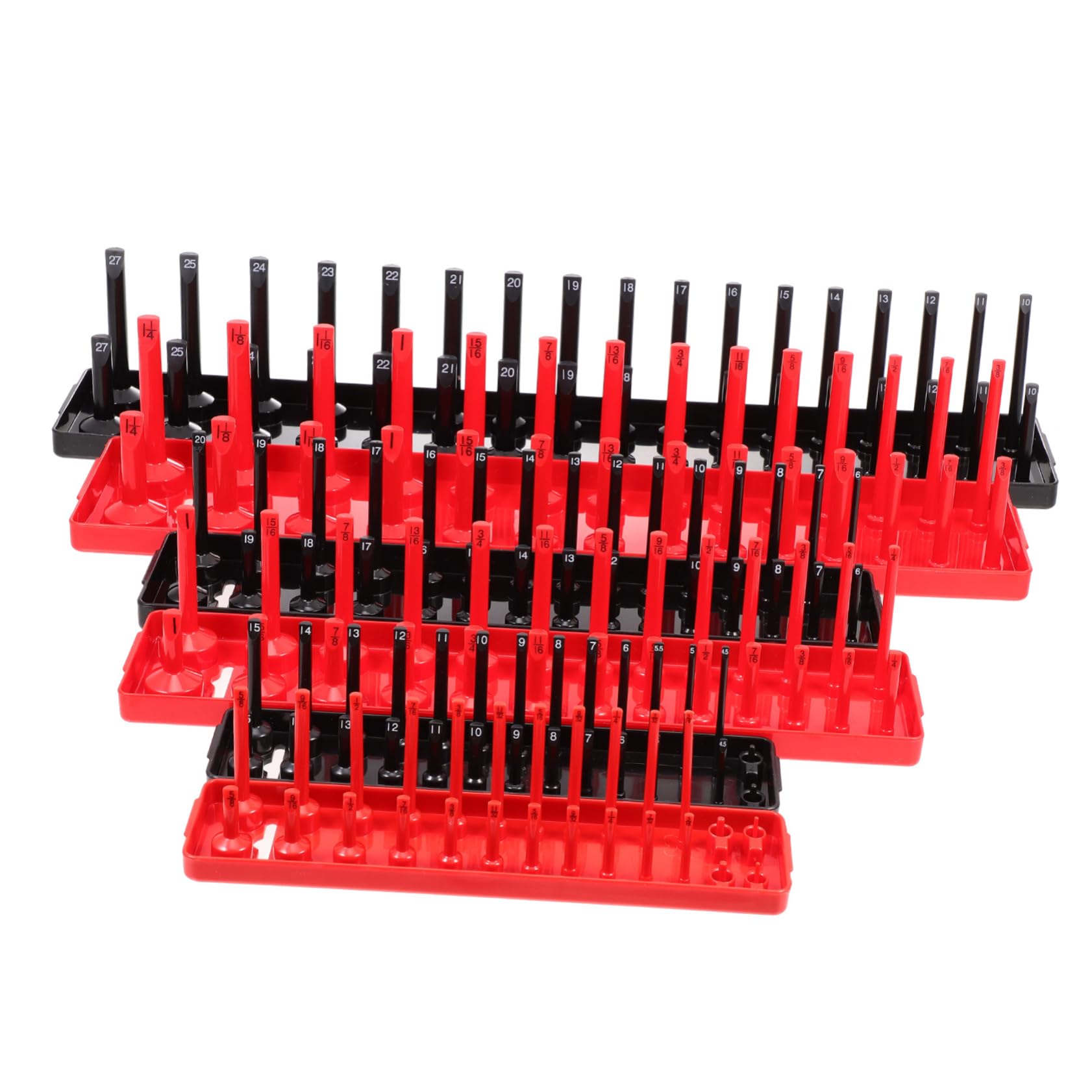 PRETYZOOM Soportes de Enchufe para Cajas de Herramientas Juego de 6 de Plástico Base Estable y Fácil Acceso para Organizador de Herramientas y Escritorio