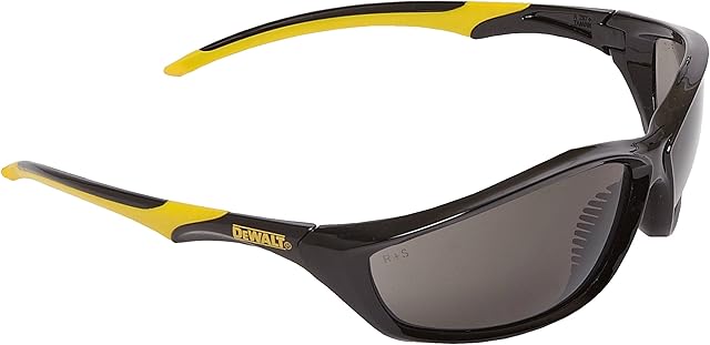 DEWALT DPG96-2C DeWalt Router Smoke Ploycarbon Safety Glasses - Yellow/Smoke, One Size