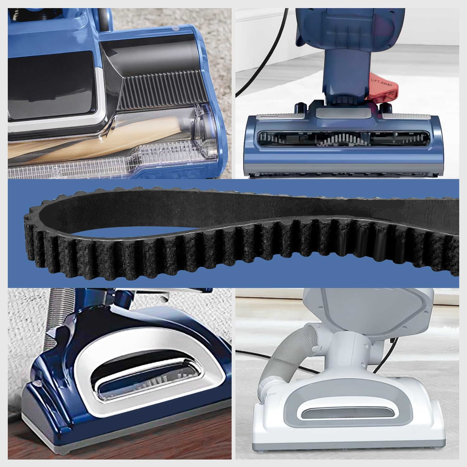 2 Pack Replacement Vacuum Belt for Shark Navigator Lift-Away Deluxe UV440/UV441 26/31 Motorized Floor Brush Vacuum Models
